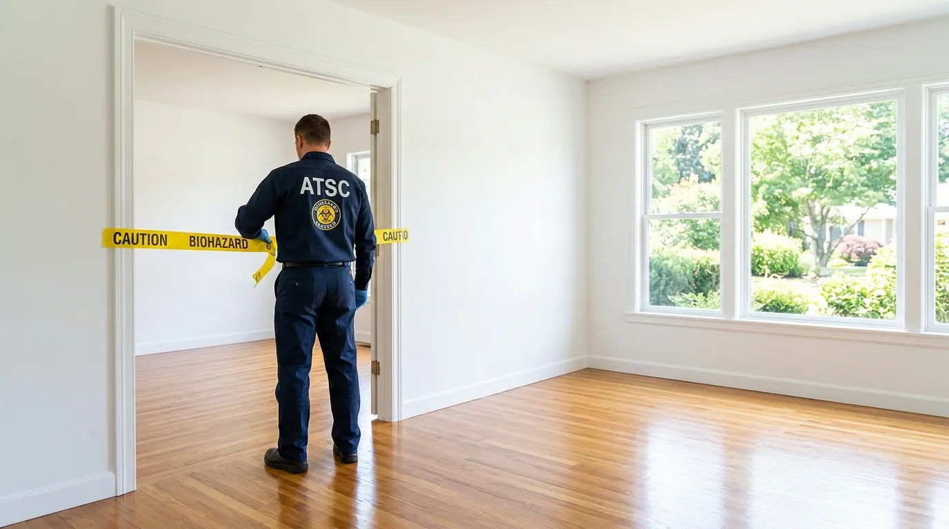 Certified biohazard cleanup crew performing Decomposition Cleanup in Wappingers Falls